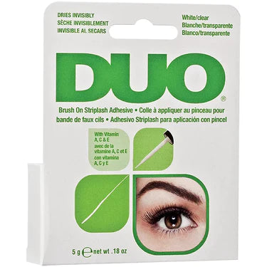 Duo brush on lash glue- White/Clear